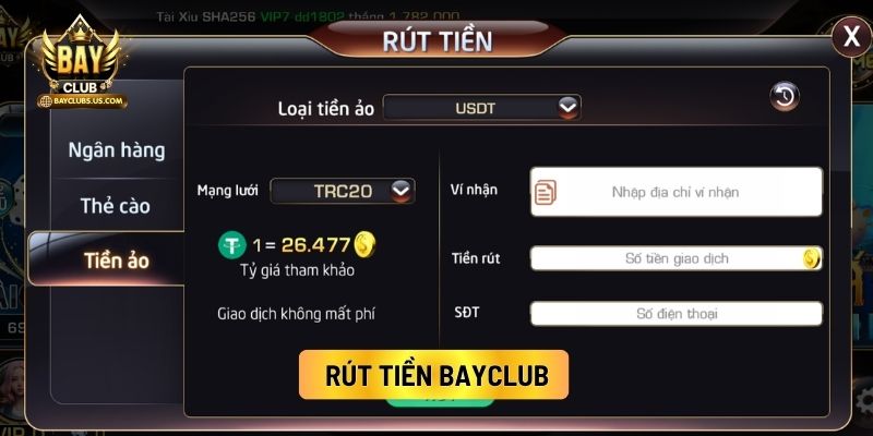 Rút Tiền Bayclub: Hướng Dẫn Nhận Tiền Thưởng Chuyển Về Ngân Hàng 1 Rút Tiền Bayclub